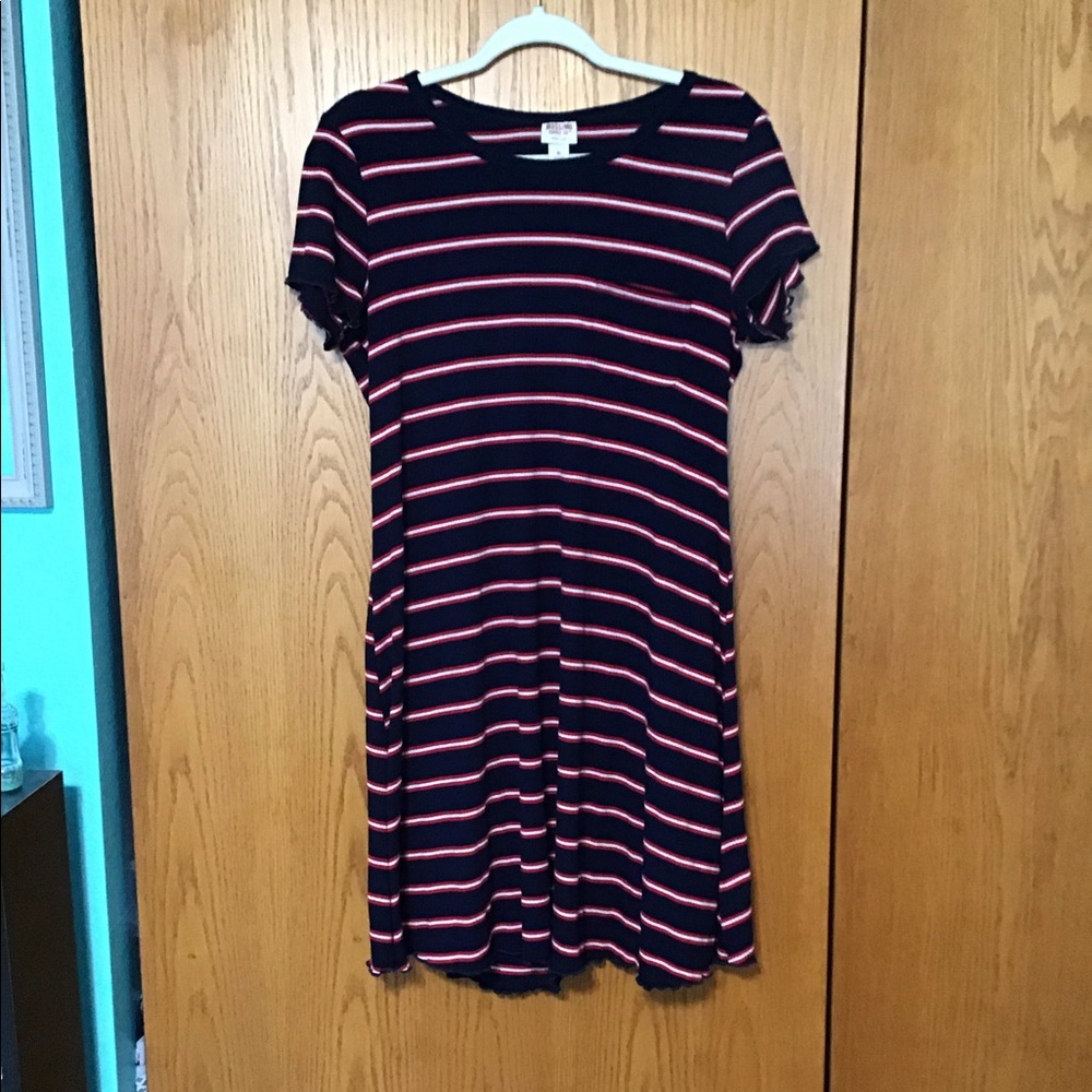 Cute striped tshirt dress